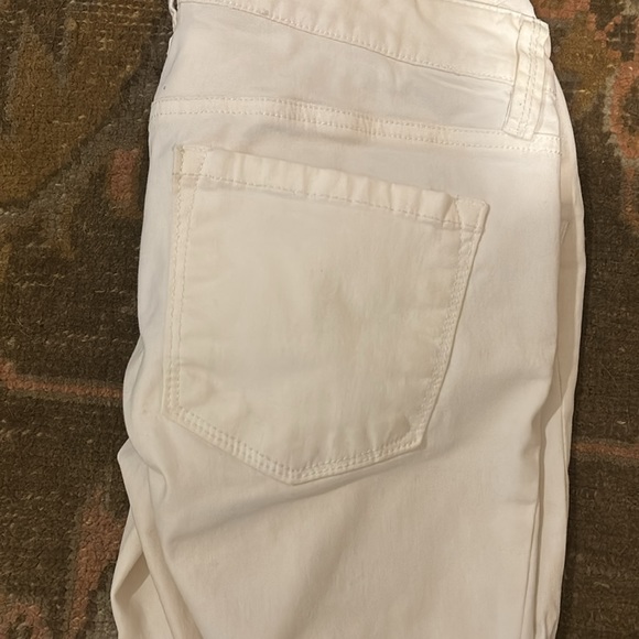 Ann Taylor loft white pants size 0 - Picture 2 of 3